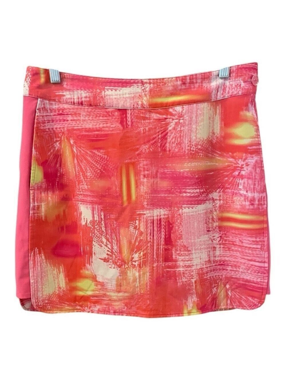 EP Pro Vibrant  Pink & Orange Skort, Size 6 Abstract Colorful Pickle Ball Skort